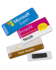 Domed Plastic Name Badges