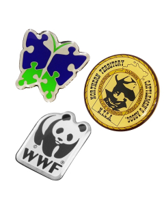 Pad Print Epoxy Dome Lapel Pins