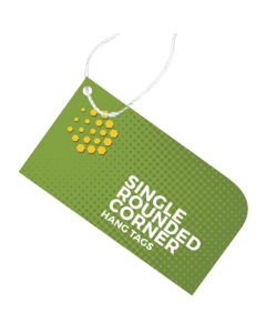 Single Rounded Corner Hang Tags