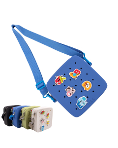 PVC Charm Sling Bag