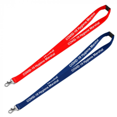 15mm Pre-Printed Hygiene Marshal Lanyards