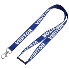 15mm Pre-Printed Visitor Lanyards