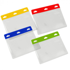 60 x 90mm Landscape Coloured ID Card Holders