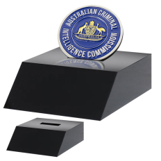 Gloss Black Coin Display Stand