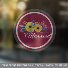 Clear Front Adhesive Die-Cut Decals