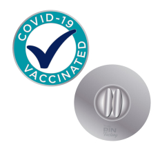 Covid 19 Vaccinated Lapel Pins