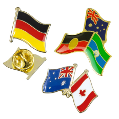 Country Flag Pin Badges