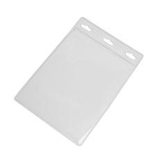 A7 Clear Portrait Soft ID Card Holder