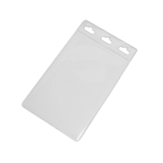 90 x 60mm Clear Portrait Soft ID Card Holder