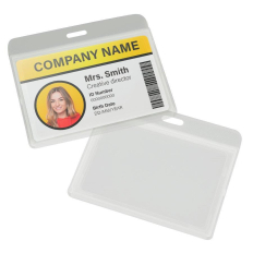 88 x 54mm Landscape Hinged ID Card Holders