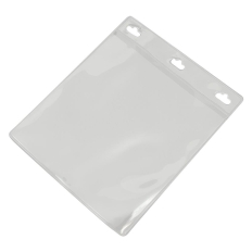 100mm x 100mm Clear Square Soft ID Card Holder