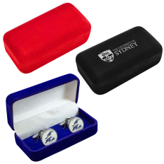 Velvet Finish Cufflink Case