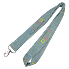 Printed Denim Lanyards