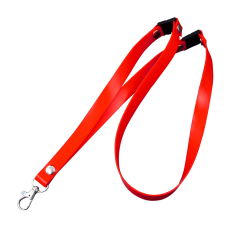 Double Safety Clip Silicone Lanyards