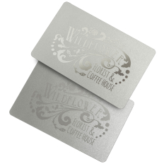 Metallic Plastic Cards