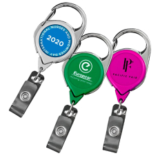 No-Twist Carabiner Badge Reels