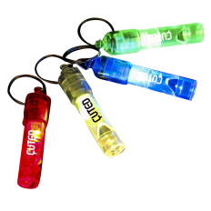 LED Flashing Whistle Keychain