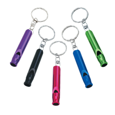 Aluminium Whistle Keyring