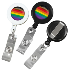 Pride Flag Retractable Badge Reels