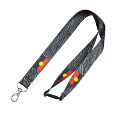 Indigenous Flag Dot Design Lanyards