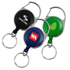 Round Carabiner Badge Reels