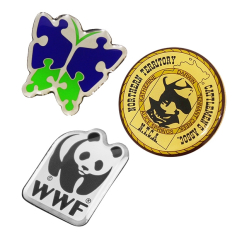 Pad Print Epoxy Dome Lapel Pins