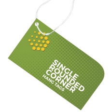 Single Rounded Corner Hang Tags