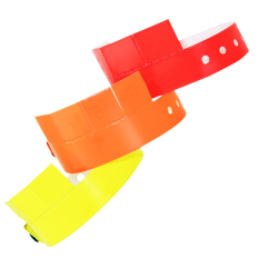 Tabbed Vinyl Wristbands