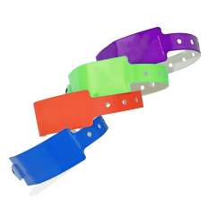 Wide Face Vinyl Wristbands