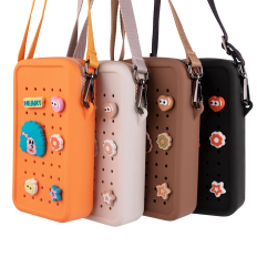 PVC Charm Shoulder Bag