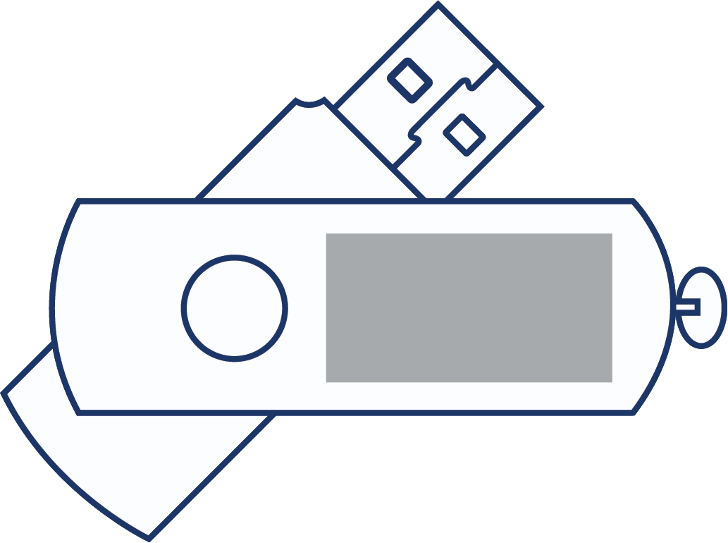 USB swivel advanced branding area